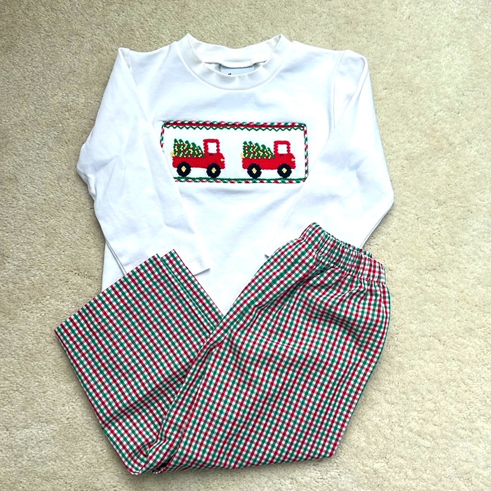 Christmas truck outfit